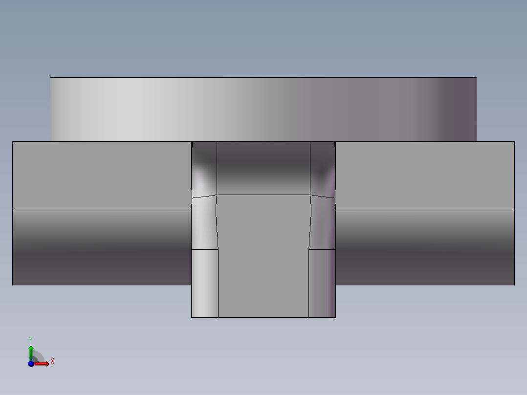 油泵密封盖 40+24.4.8+02前视图