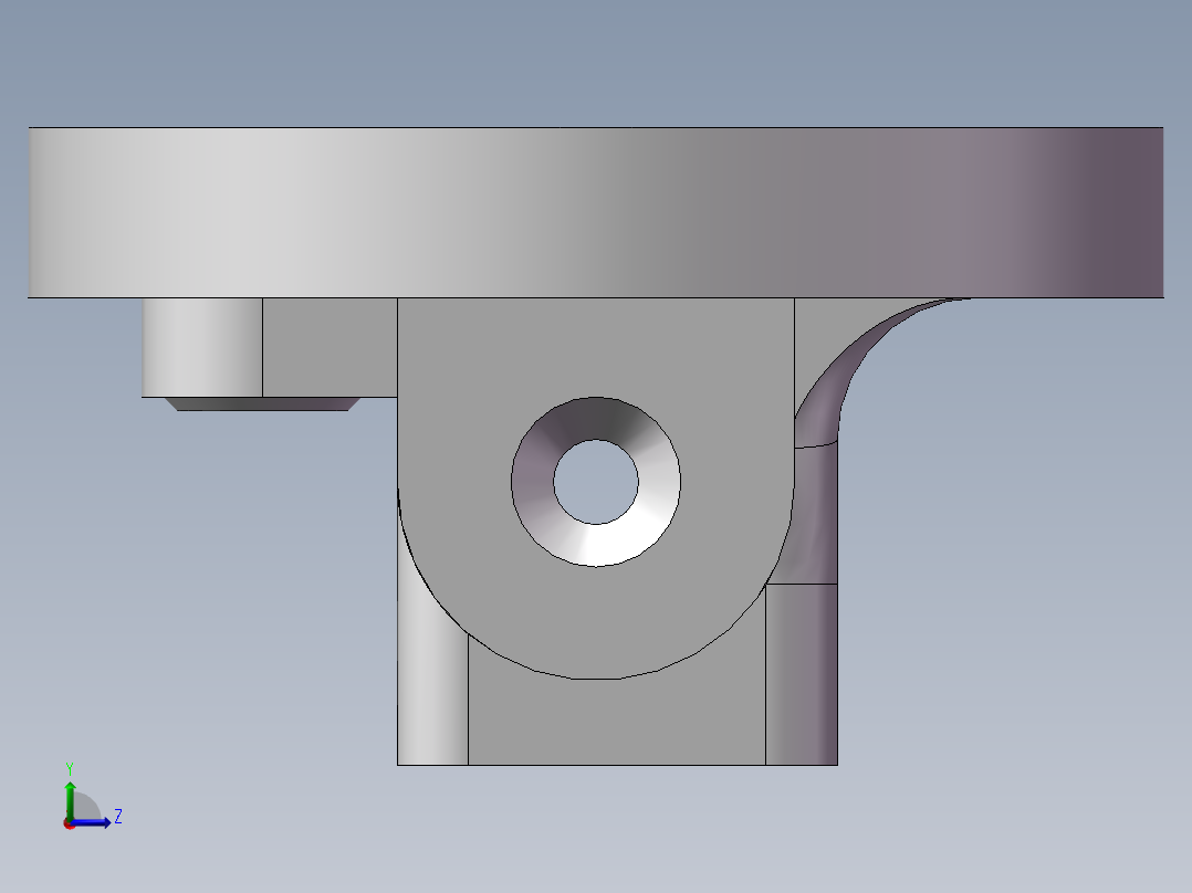油泵密封盖 40+24.4.8+02左视图