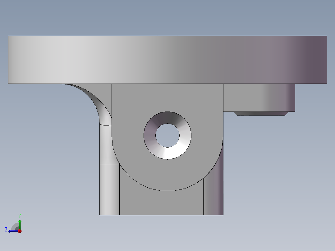 油泵密封盖 40+24.4.8+02右视图