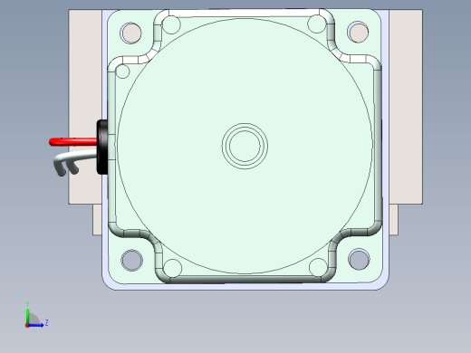 伺服 联轴器 丝杆（直径20mm 行程1600mm）左视缩略图