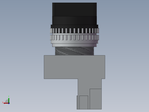 旋钮开关YW1S-2E10(自锁二档开关)后视缩略图