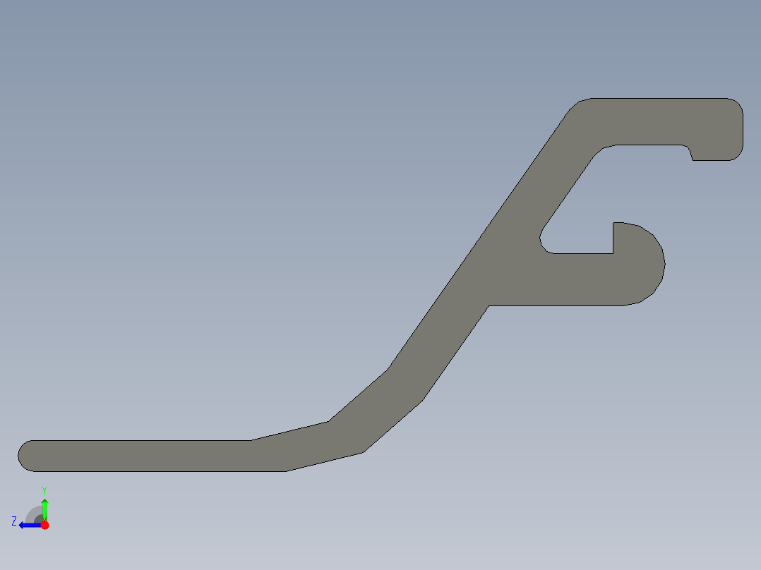 型材-BR PVC PROTECTIVE PANE PROFILE PART B 3842519567.STEP右视图