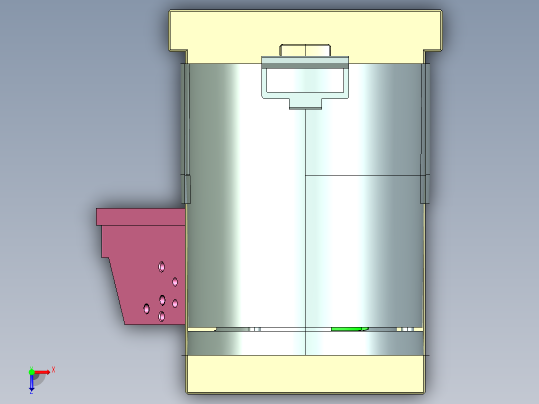 4545-非标CI -滑块上跑滑块俯视图