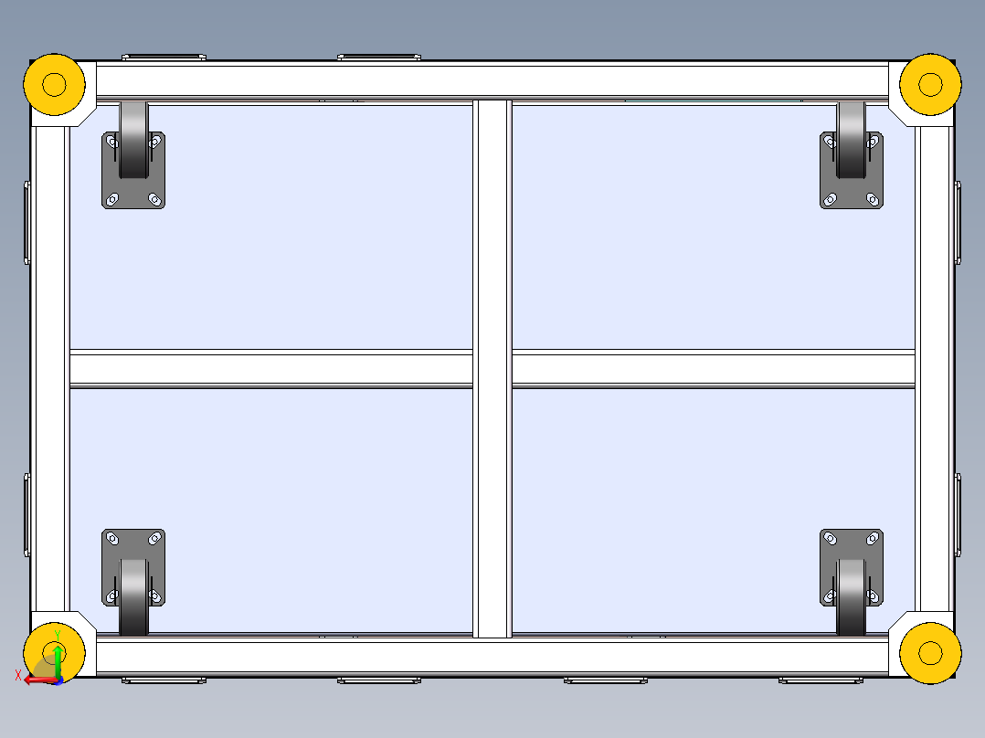 微小散装元件高速摆Tary盘（sw20可编辑+工程图）后视图