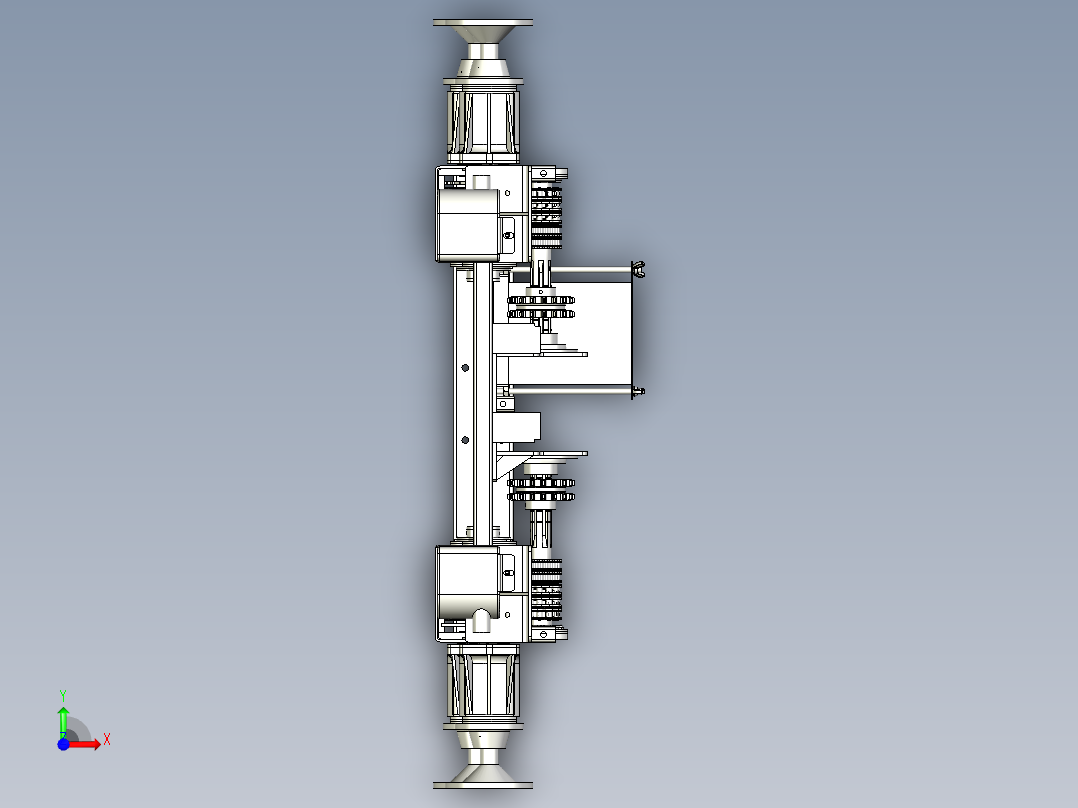 水陆两栖车底盘前视图