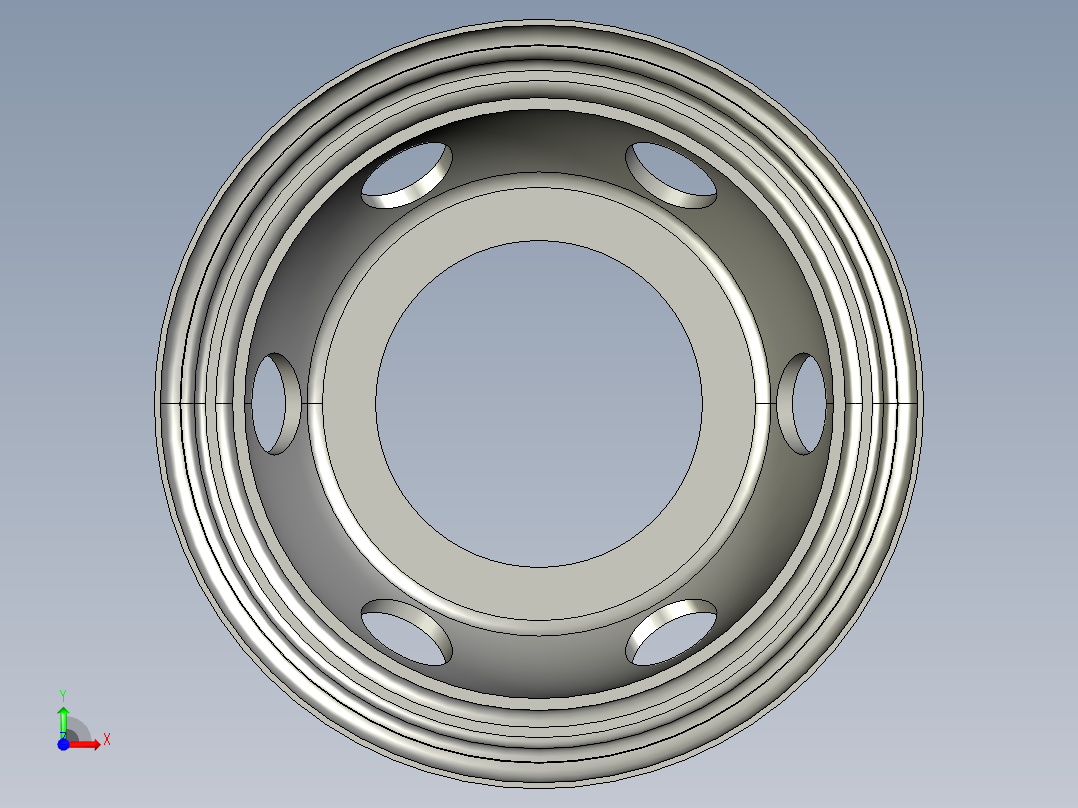 轮毂、轮胎(61)前视图
