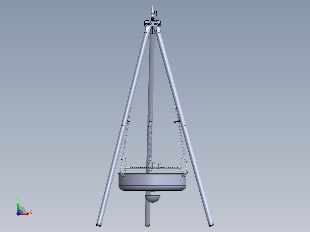 三脚架(11)前视图