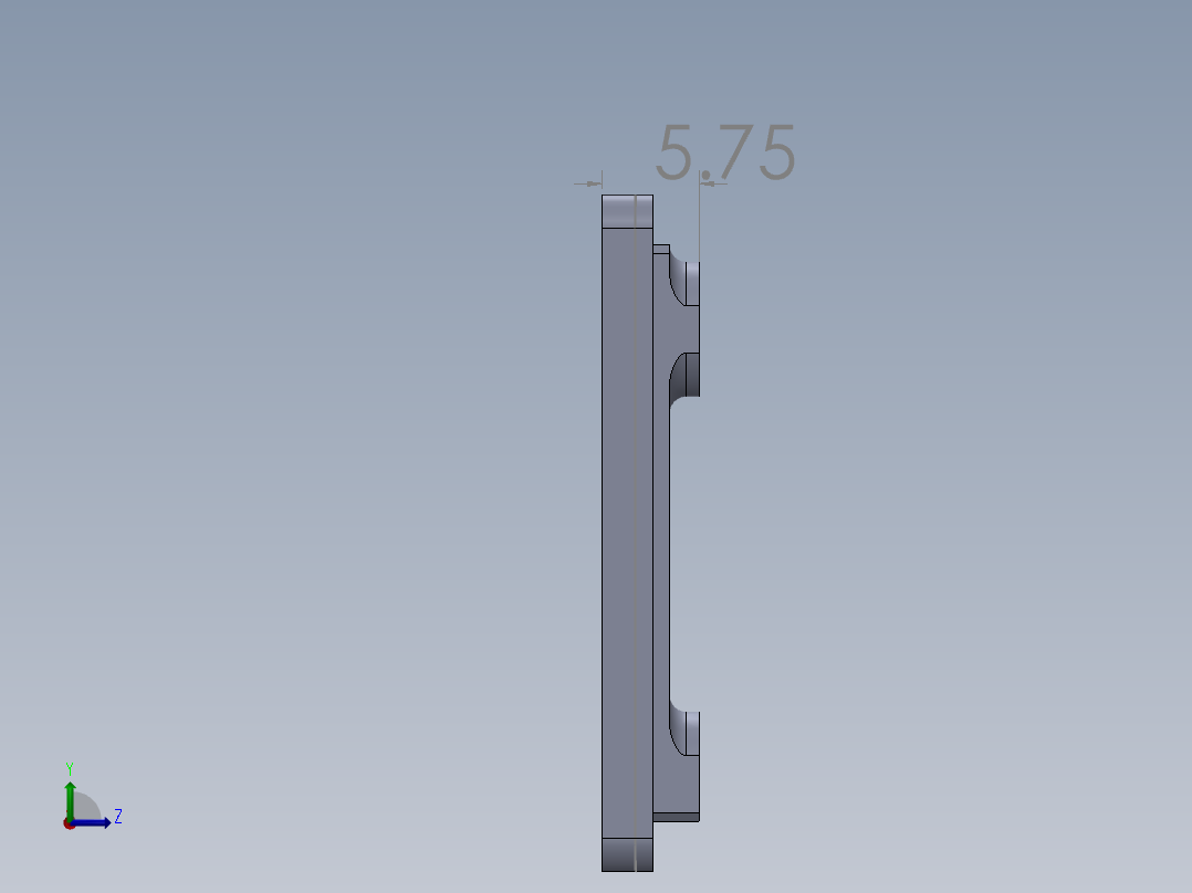 A2005343-Arduino操纵杆外壳左视图