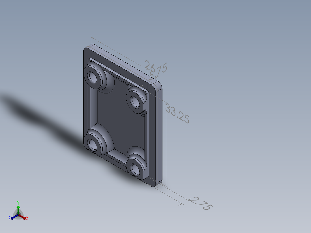 A2005343-Arduino操纵杆外壳正等轴测图