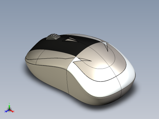 电脑鼠标1031正等轴测缩略图