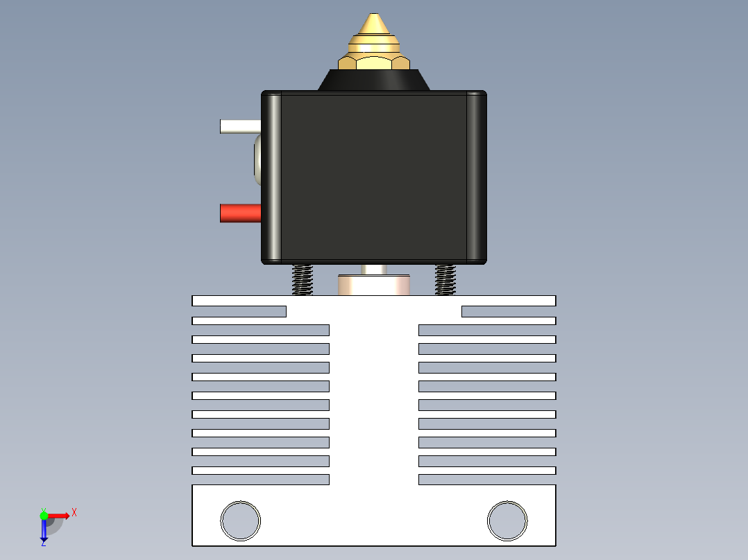 Elegoo Neptune 4 Pro 热端俯视图