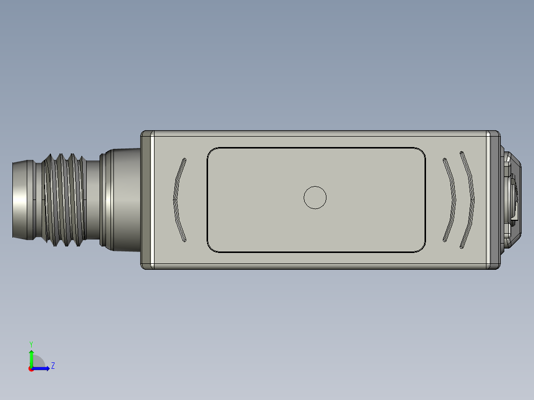 OS10-AK350CP6Q8-GL反射光电ZB左视图