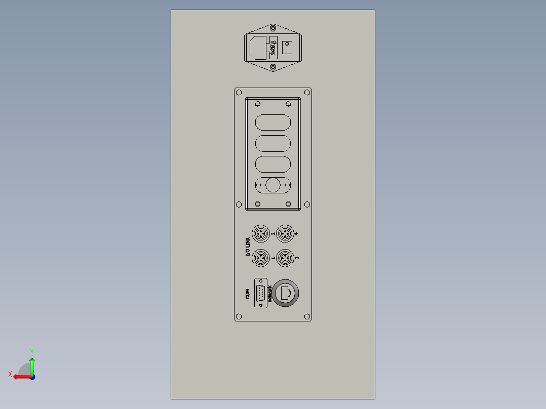 40电箱-beckhoffPLC+HMI-1-1-1后视图