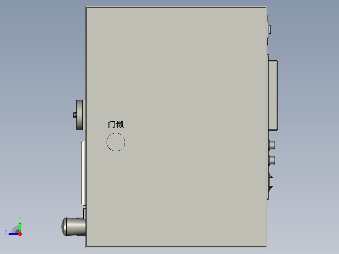 40电箱-beckhoffPLC+HMI-1-1-1右视图