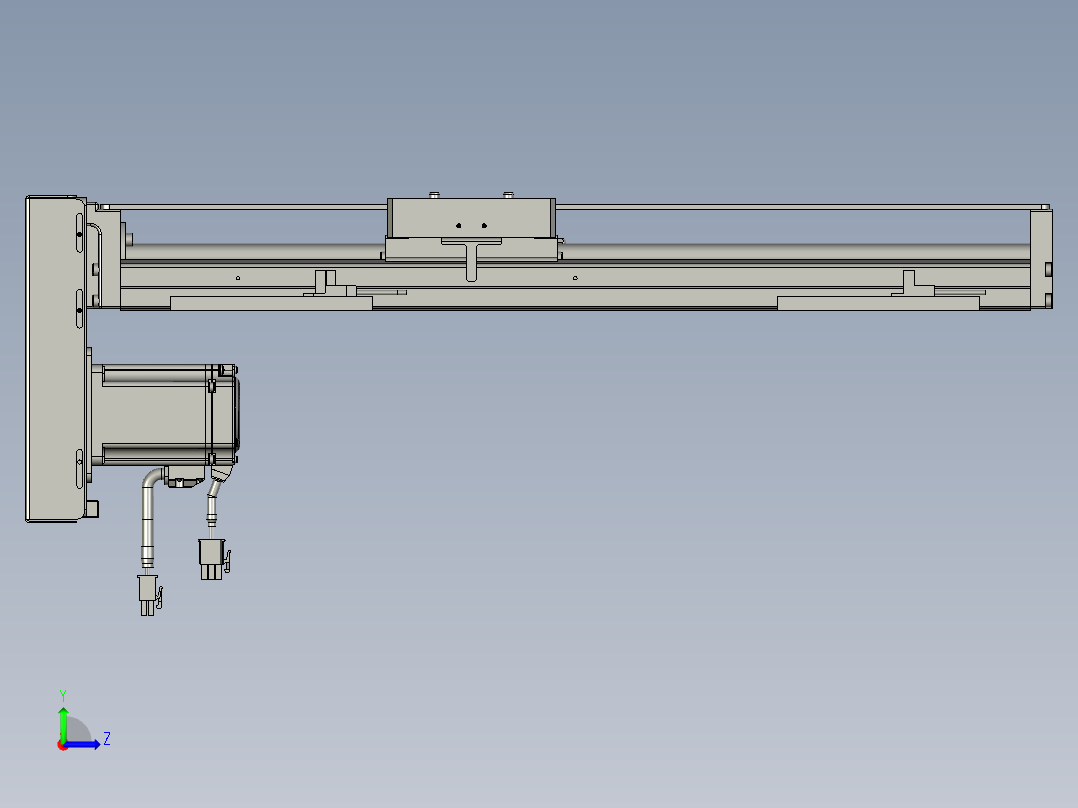 TW18A52V10-03-01-04-00下料机械手Y轴左视图