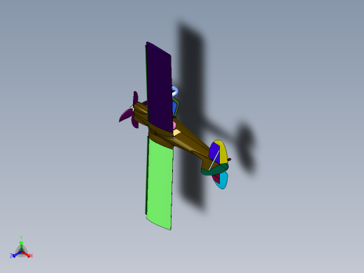 拆卸方便的航模遥控飞机