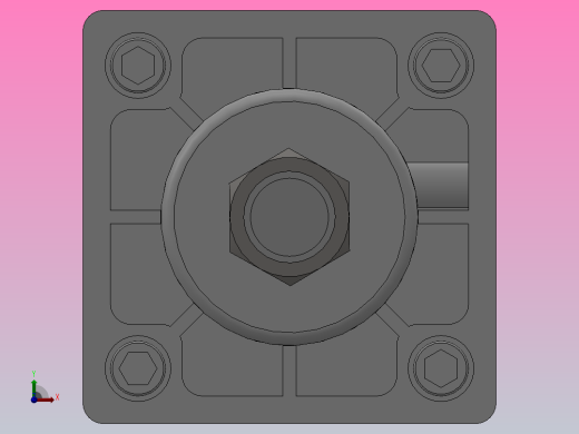 SUD双轴复动型气缸SUD32×75---CS1U前视缩略图