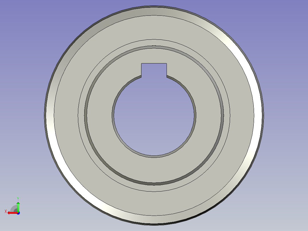 主动同步轮EBJ33_S5M150_30_B_H_d10后视图