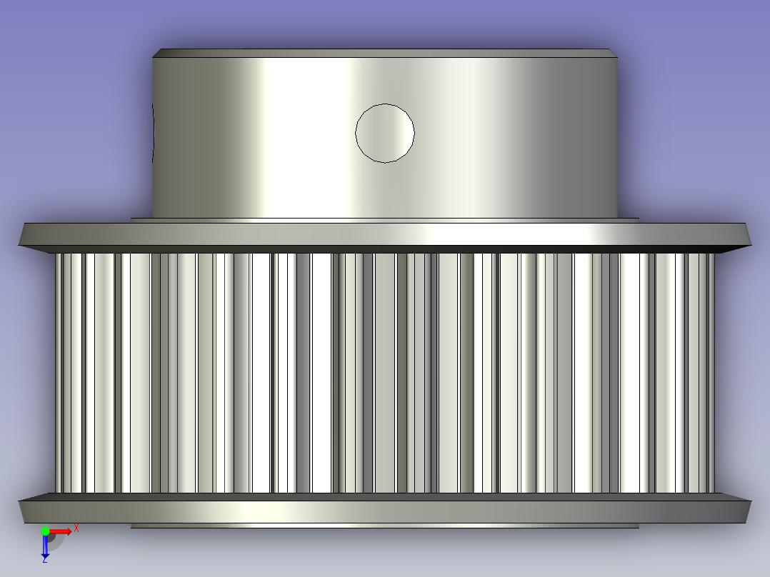 主动同步轮EBJ33_S5M150_30_B_H_d10俯视图