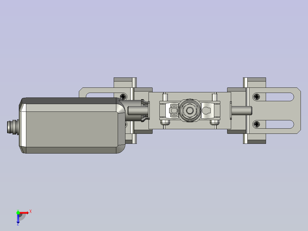 LXYC-BOSS张开机构俯视图