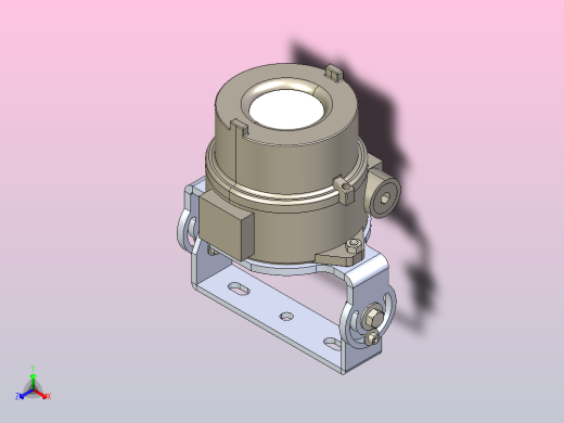 防爆网络IP摄像机-400万像素分辨率- 20FPS -微光红外阵列防爆正等轴测缩略图
