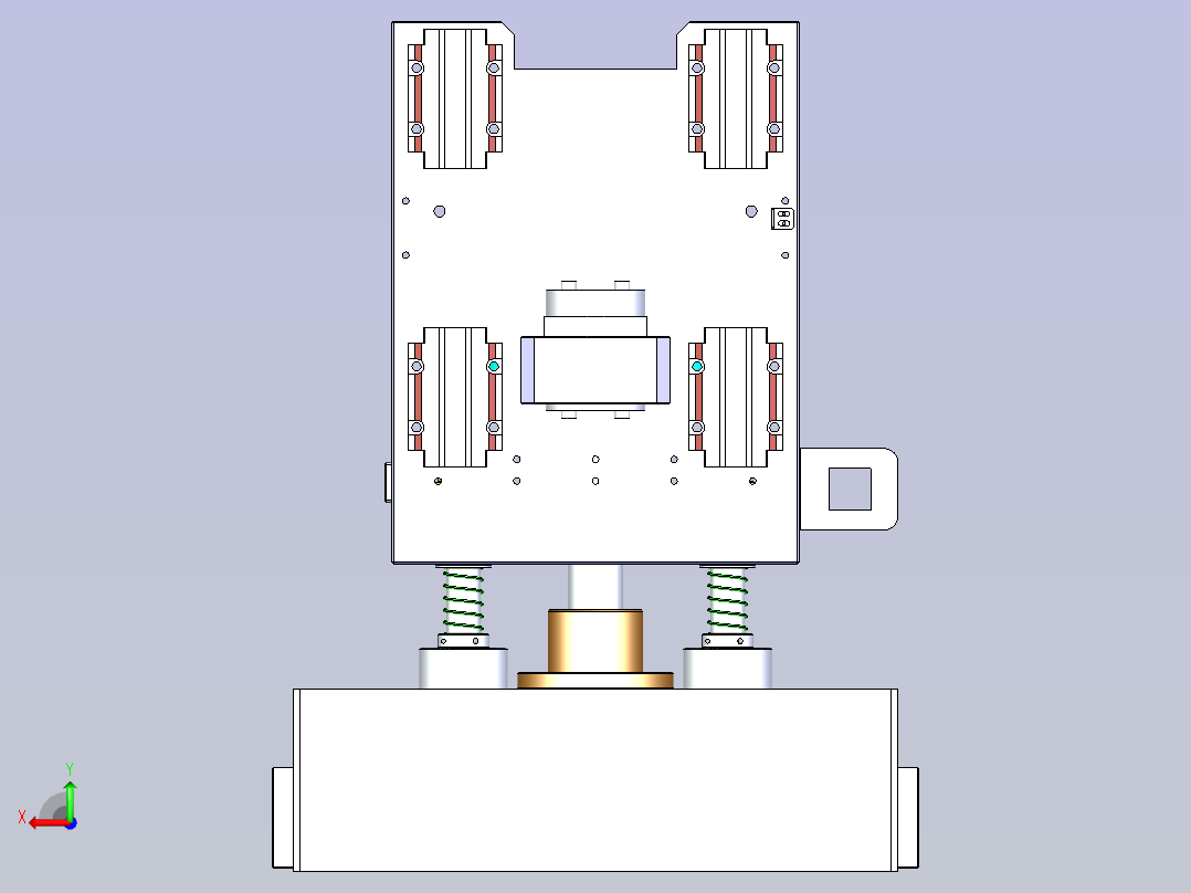 自动对位高精度真空贴合机后视图