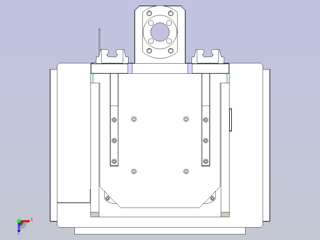 自动对位高精度真空贴合机俯视图