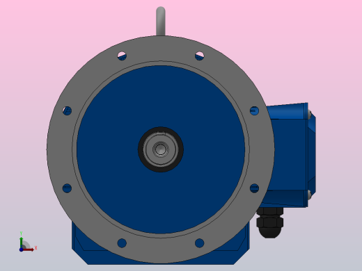 RF97法兰轴伸式安装斜齿轮减速机RF97-Y30-4P-200L-M1-0°-Φ450前视缩略图