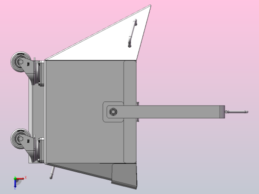 废料篮小车俯视缩略图