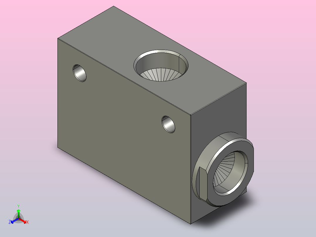 QE系列快速排气阀[QE-06]正等轴测图