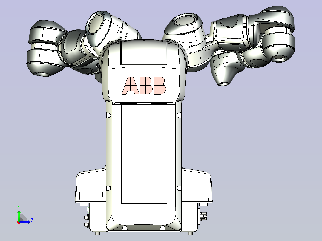 ABB yumi双臂机器人左视图