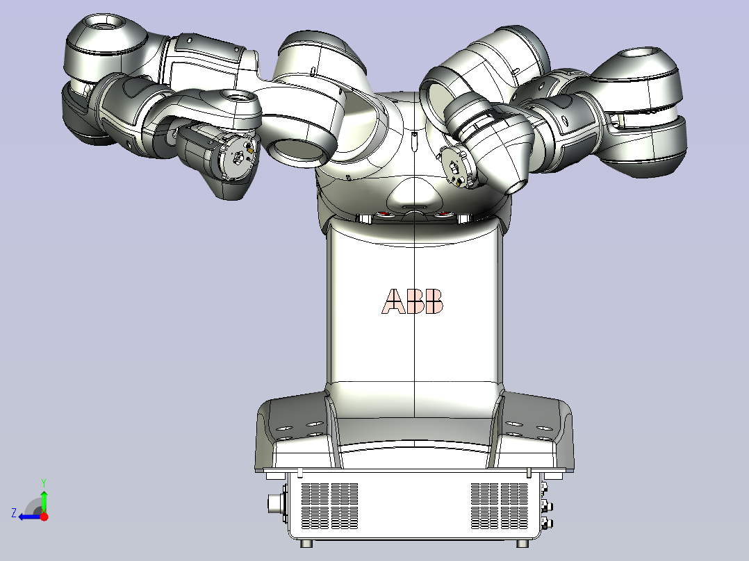 ABB yumi双臂机器人右视图