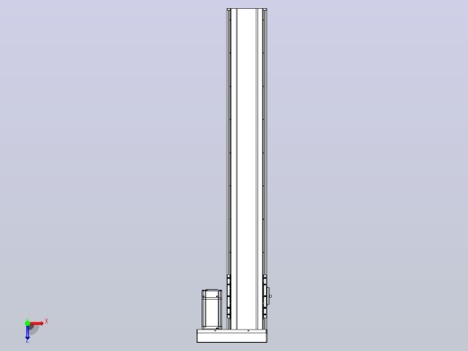 日规模组半封闭丝杆TPA-HNR-120D-1610C-L750-ML-Y-P40-N3俯视缩略图