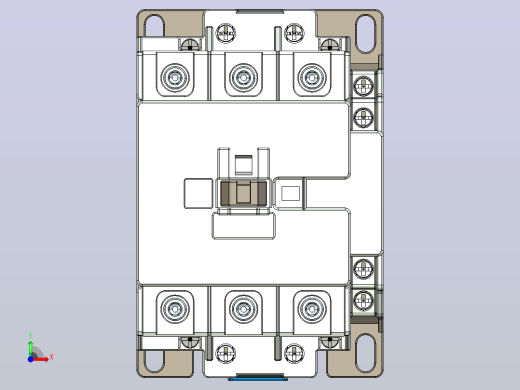 NC5-7511～10011交流接触器三维模型202204前视缩略图