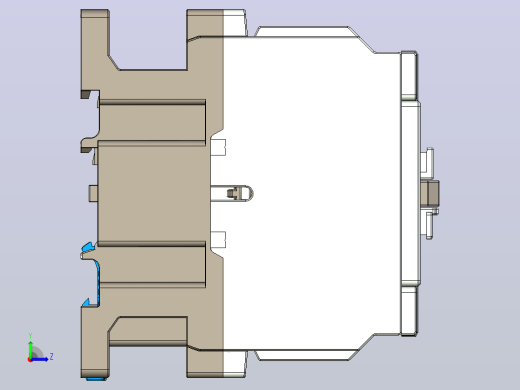NC5-7511～10011交流接触器三维模型202204左视缩略图
