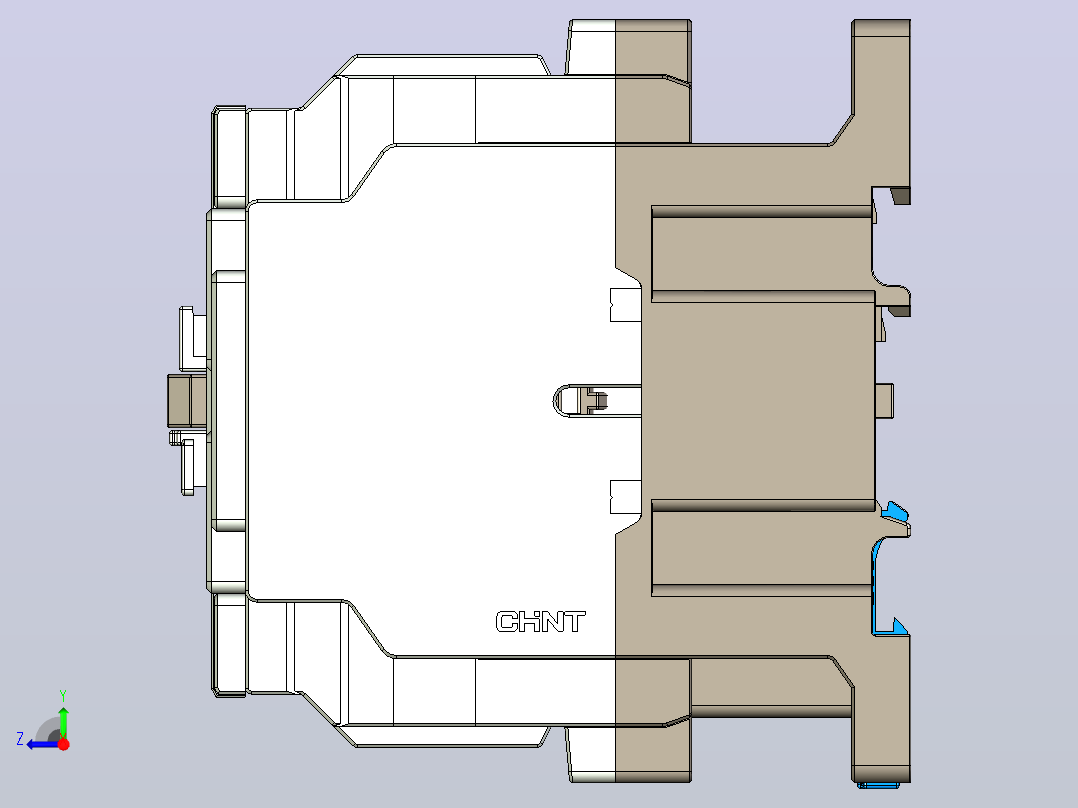 NC5-7511～10011交流接触器三维模型202204右视图