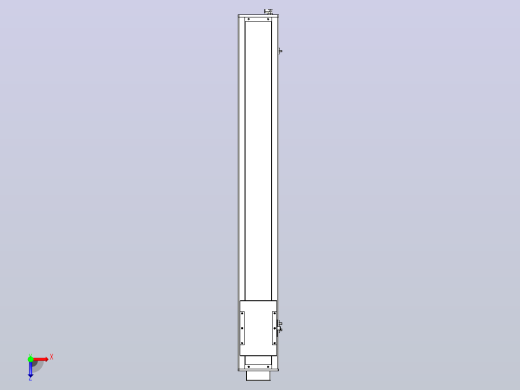 无尘螺杆滑台KCH17-BM（750W）KCH17-1150-BM-750W-C4俯视缩略图