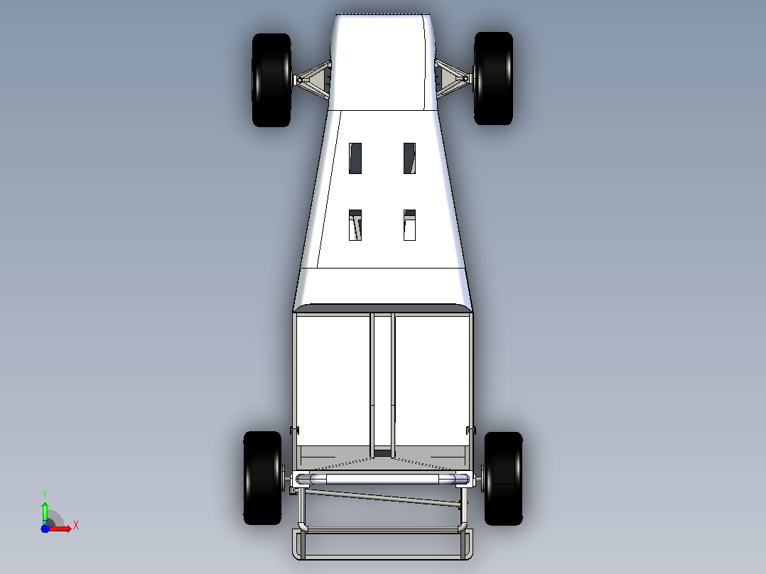 Catterham_Lotus 7（赛车前视图