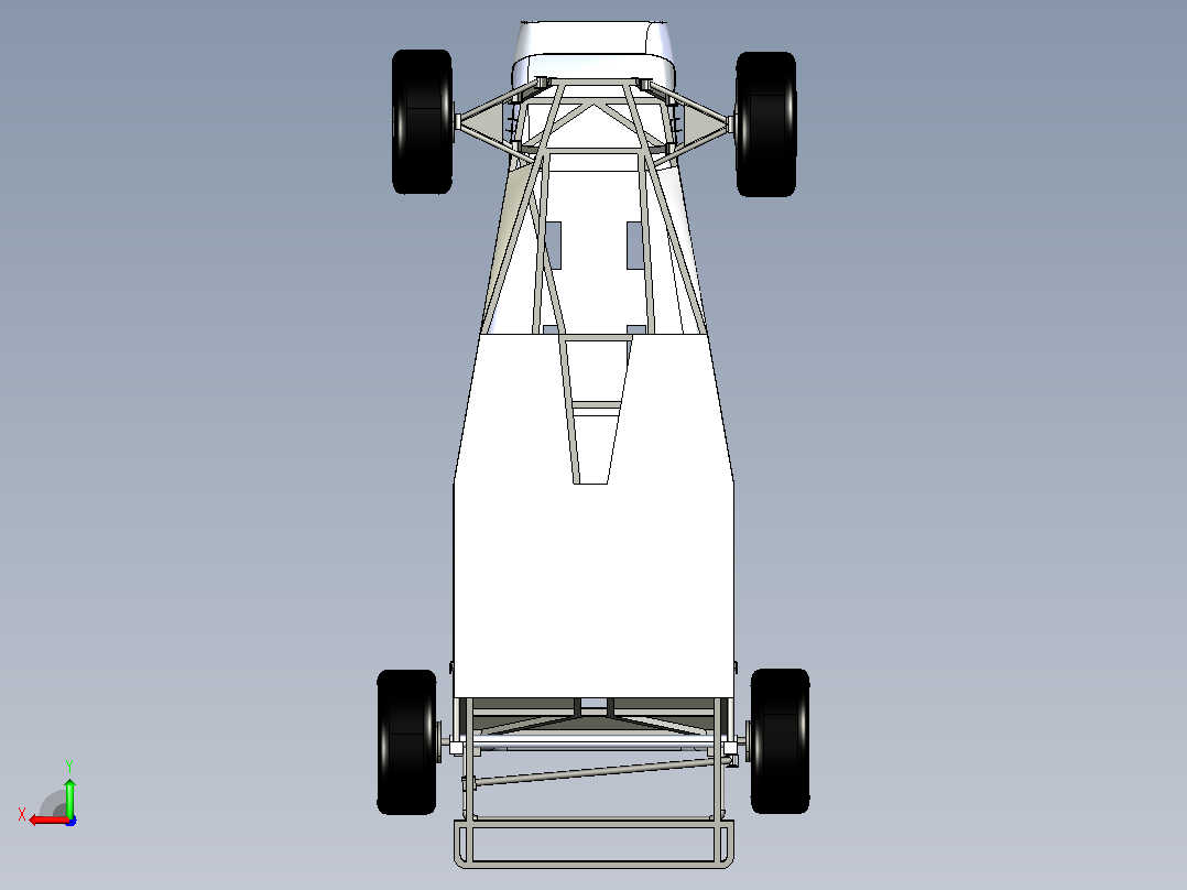 Catterham_Lotus 7（赛车后视图