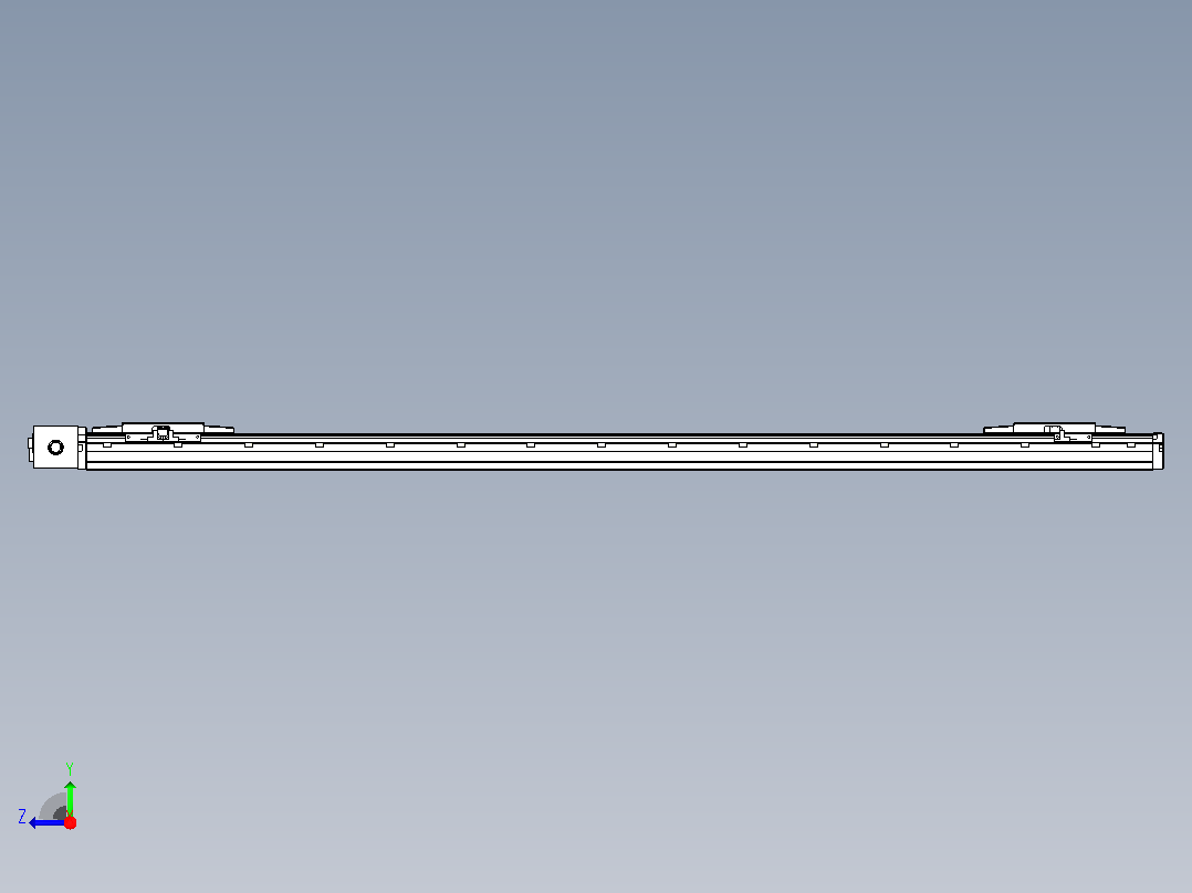 皮带直线轴双滑块型TPA-GCBS-120-P70-L525-DR-M20-N3右视图