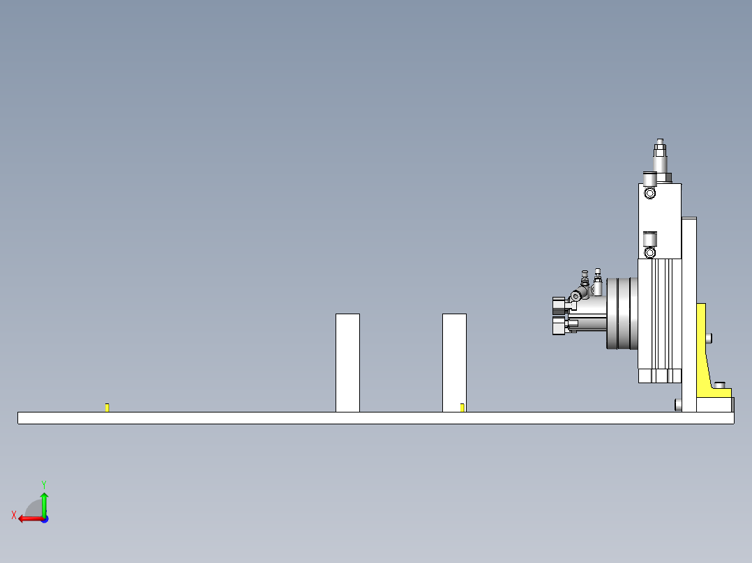 树脂零件用研磨试验机后视图