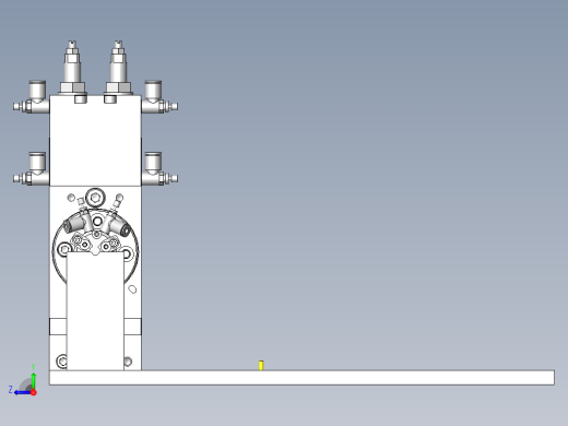 树脂零件用研磨试验机右视缩略图