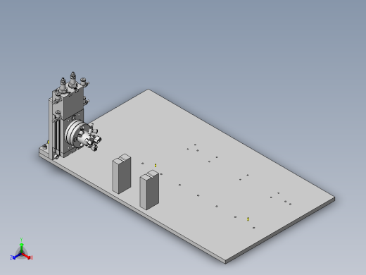 树脂零件用研磨试验机正等轴测缩略图