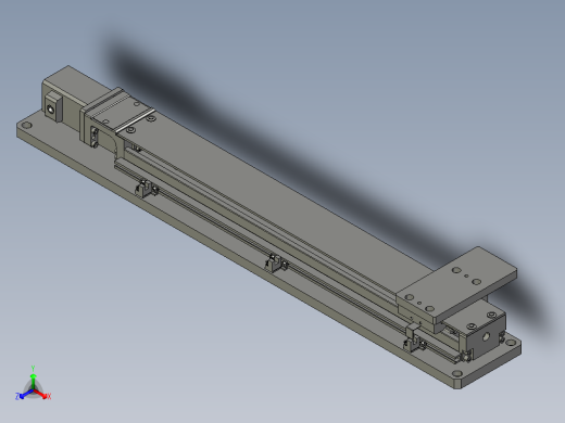 单轴驱动器3D模型