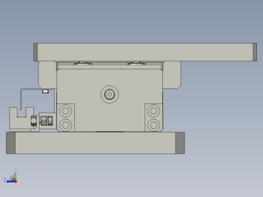 单轴驱动器3D模型右视缩略图