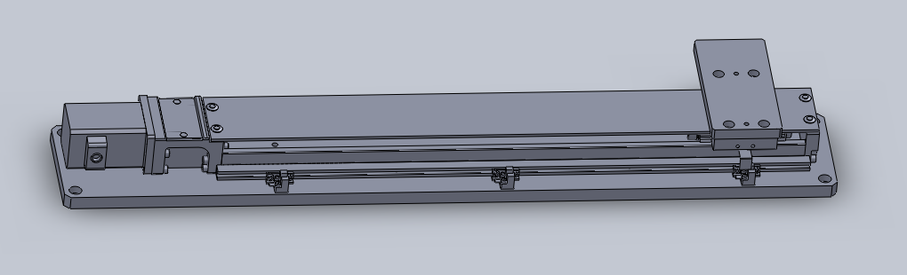 单轴驱动器3D模型
