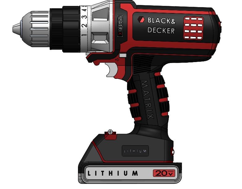 一款完整手动电转机3D模型