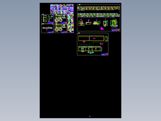 铜管加工设备－翅片管机组（空调管）全套图纸