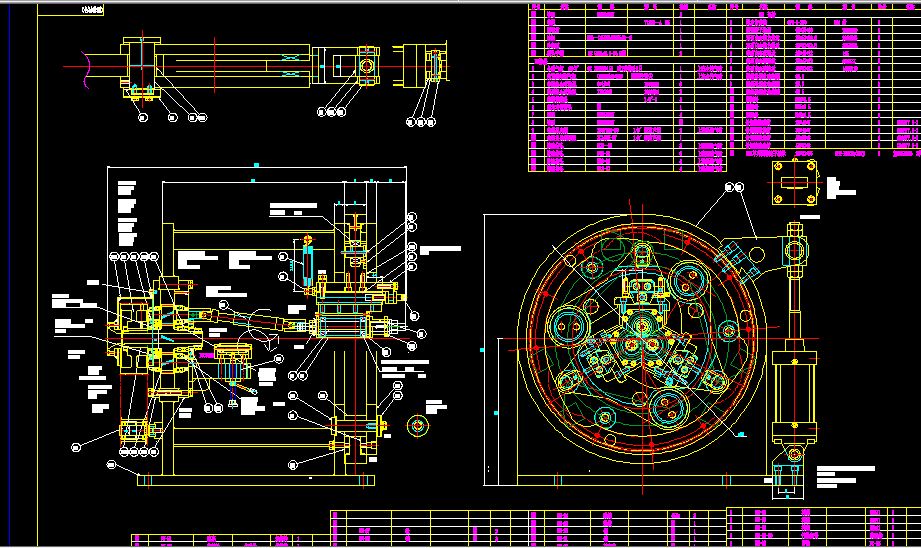 铜管加工设备－翅片管机组（空调管）全套图纸