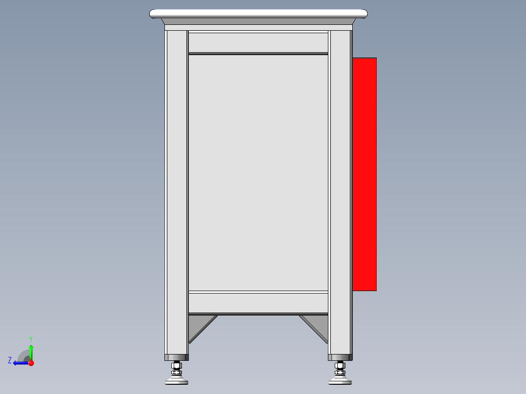 SW2015含特征工具桌右视图